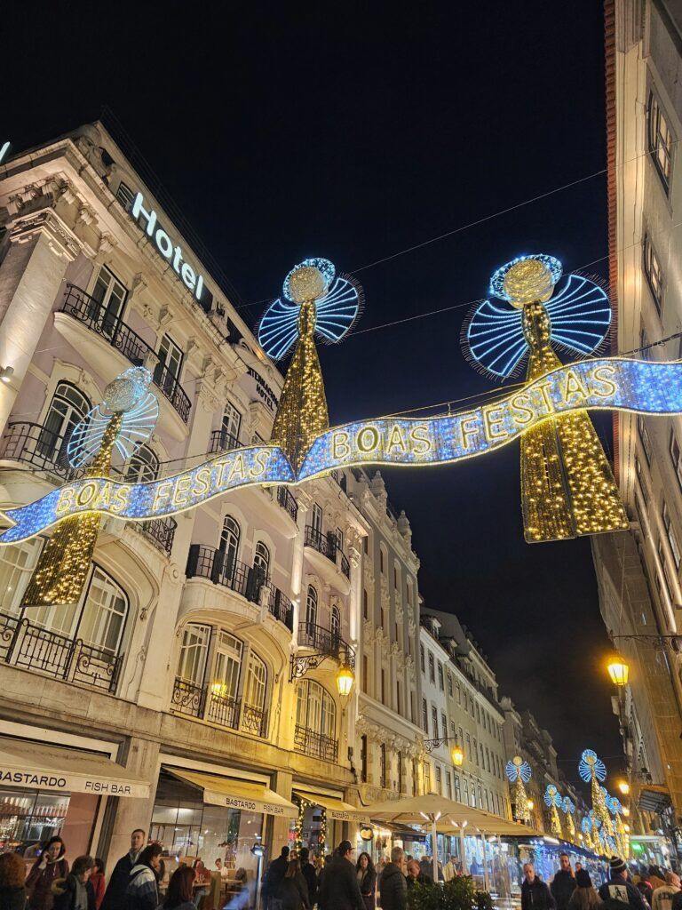 calles lisboa navidad